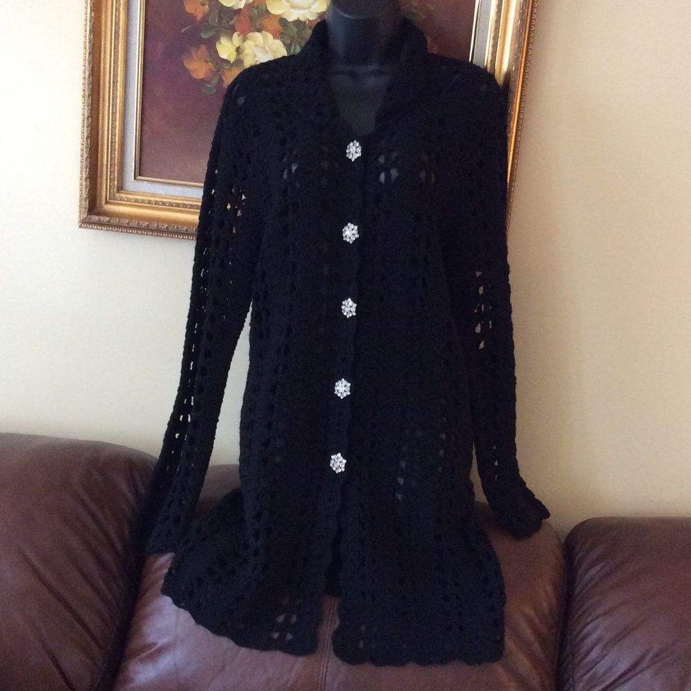 KNIT de KNIT 💞Knitted long cardigan 💞 - Picture 2 of 7